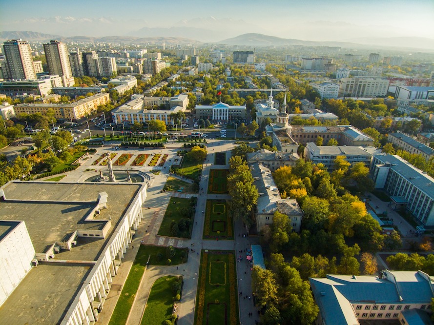 City of Bishkek Drone Image